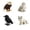 B, variant on Tarmeek 3D Beaded Animal Kit, DIY Mini Bead Figure Craft Set with Tools - Cute Mini Zoo Themed Beaded Animal Craft Kit, Beading Kit with Tools for All Ages, 3D Bead Ornament with Video Tutorial