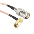 thumbnail image 3 of SMA Male Right Angle to BNC Female RF Coaxial Cable RG316 Coax Cable 0.5 Feet, 3 of 5
