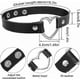 thumbnail image 2 of 3Pcs Heart Shape Adjustable Leather Choker Punk PU Necklace Goth Choker Soft Collar Choker Gothic Necklace Choker, 2 of 5