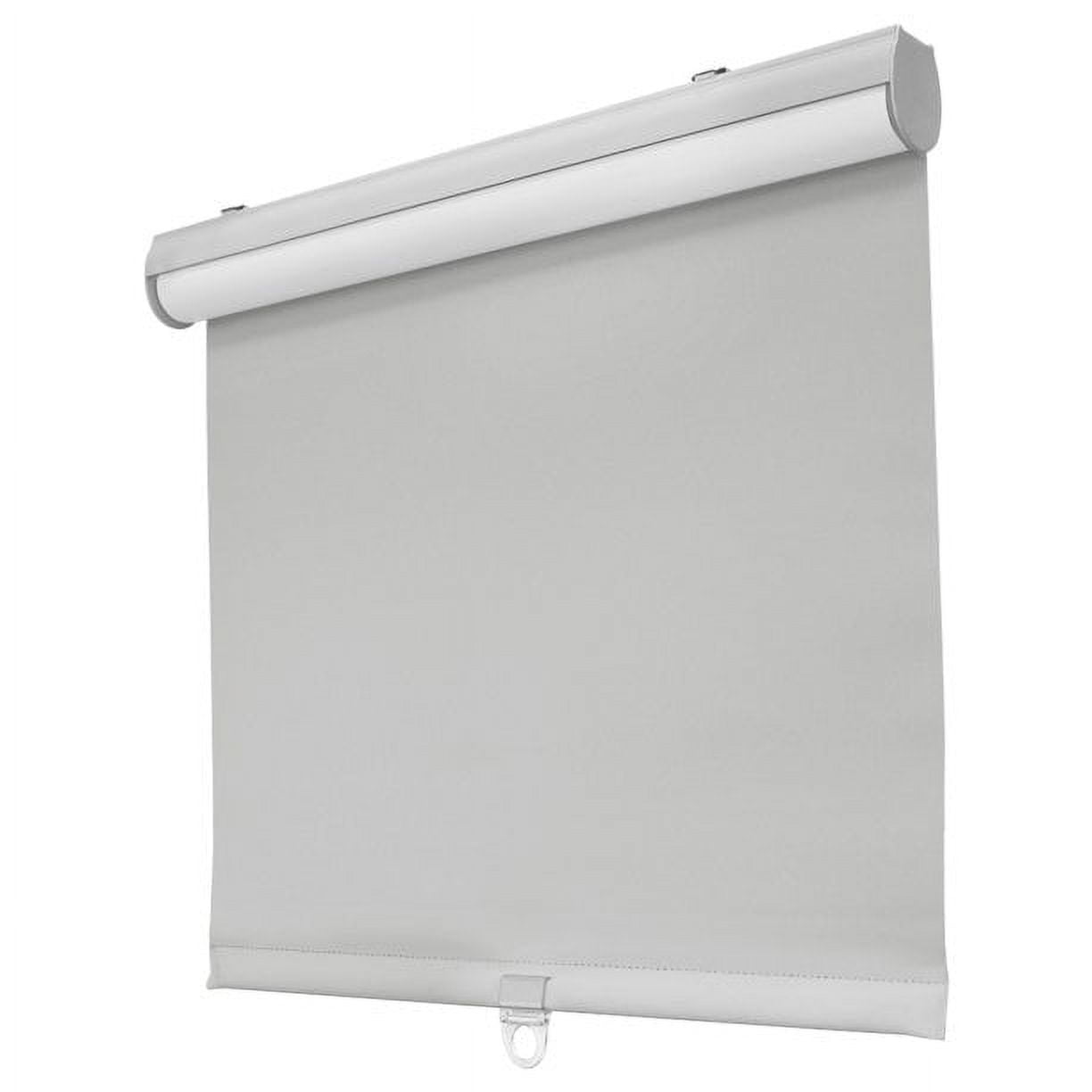 Mainstays Blackout Slow Release Roller Shade, 1-Piece, Grey, 23" W x 72" L
