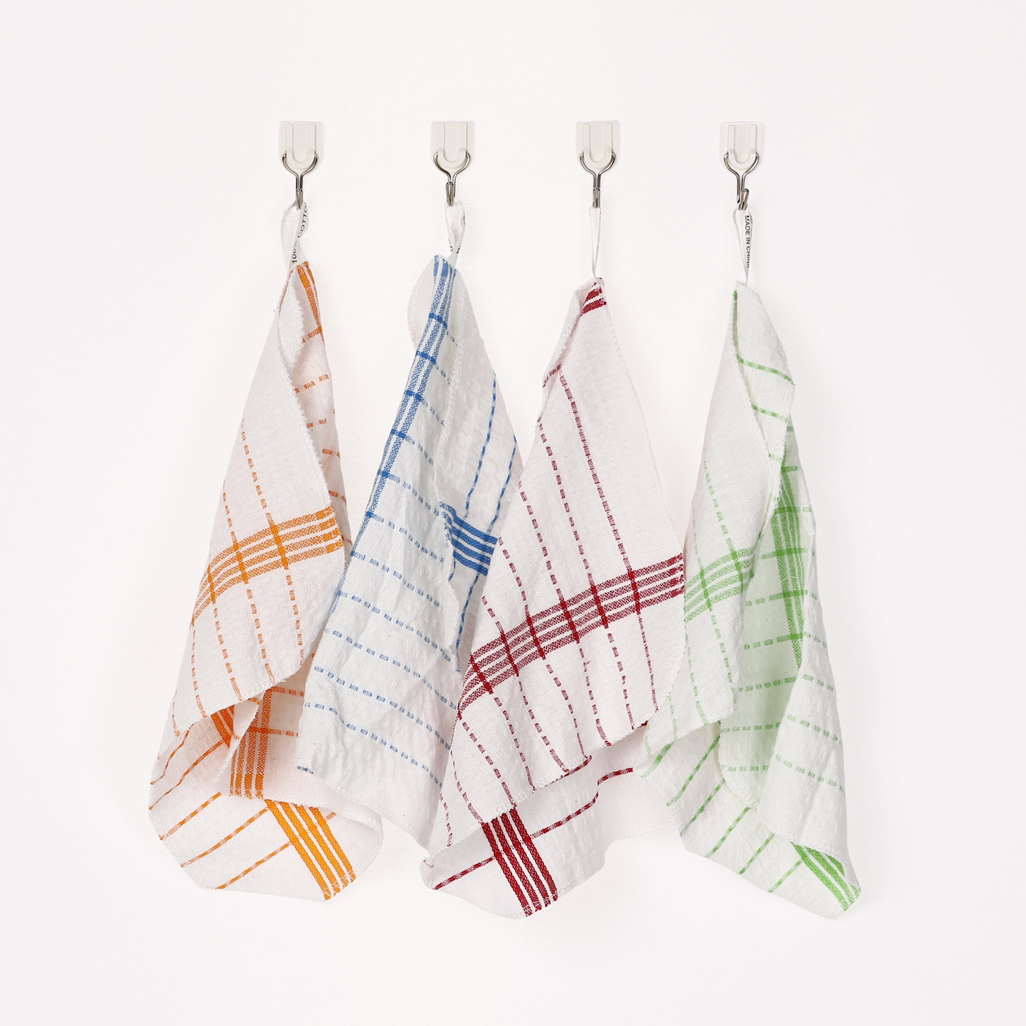 Unique Bargains Reuseable Super Absorbent Lint Free Cotton Cleaning Cloths Towels Multi 10