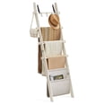 thumbnail image 1 of Escalera de madera Shelf VASAGLE de 5 niveles, 54 x 165 cm, color blanco crema, 1 of 7