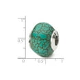 thumbnail image 3 of FB Jewels Sterling Silver Reflections Blue Magnesite Stone Bead, 3 of 3