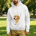 thumbnail image 5 of Harcomeey Men Hooded Sweatshirt With Big Pockets Oversized Pullover Walking Outdoor Comfort Street, 5 of 8