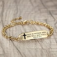 thumbnail image 2 of Friendship Bracelet Best Friend Jewelry Gift Inspirational Bracelets Engraved Birthday Present(46:5-G), 2 of 4