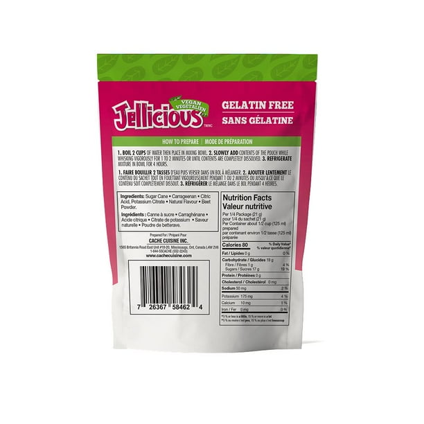 Jellicious Berry Blast Vegan dessert jelly - Walmart.ca