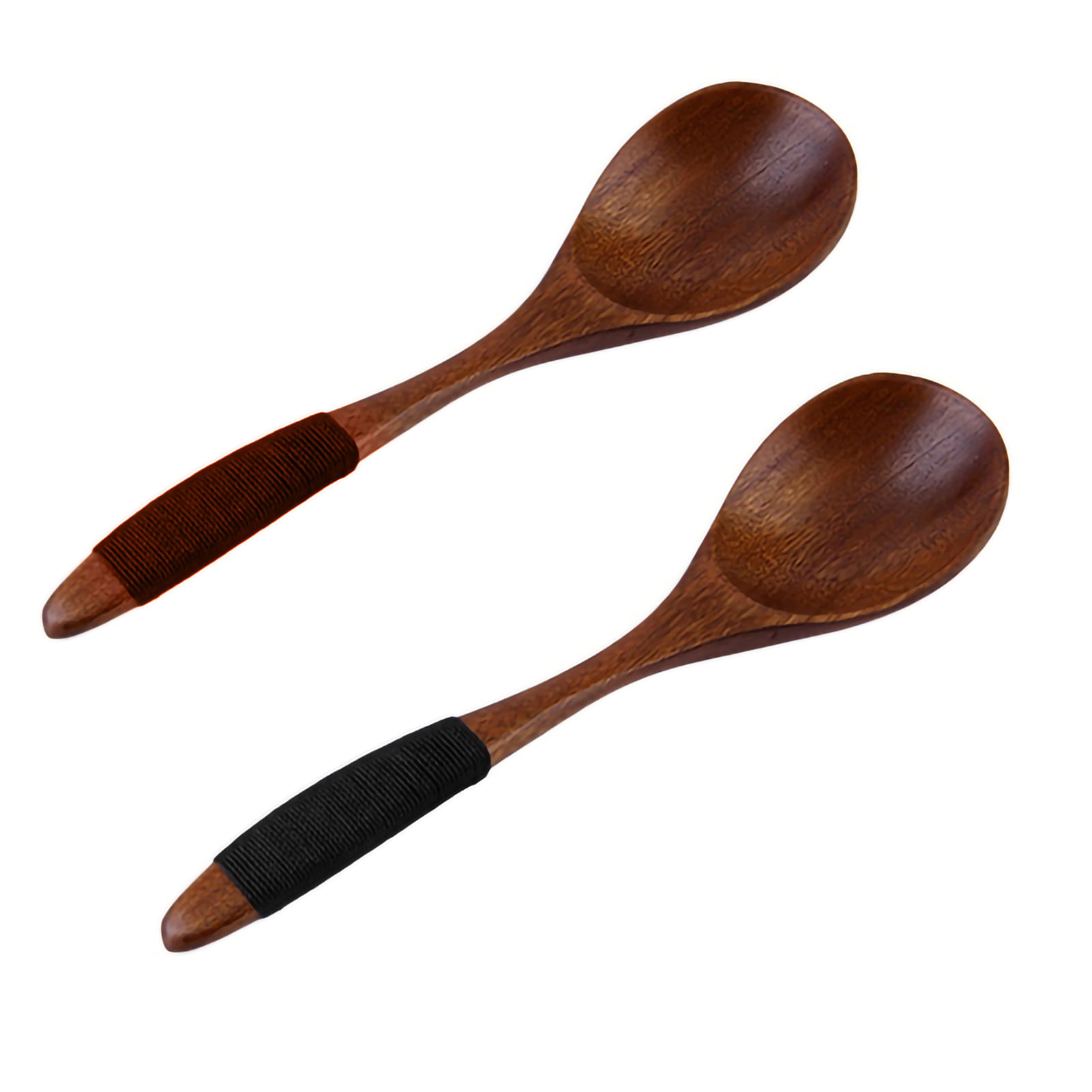 Spoons, Wooden Spoons for Eating,Ladle Spoon Set for Cooking Mixing Stirring Nonstick Pots Kitchen, sz3012