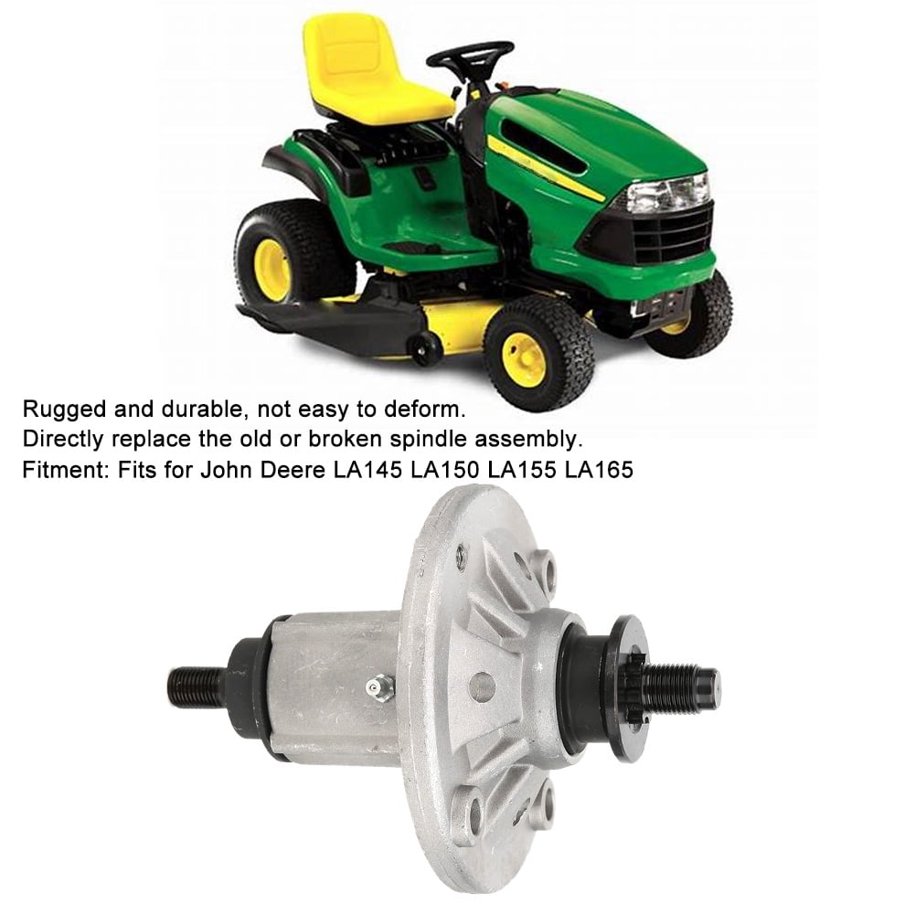 Juego De 3 Husillos Completos Para Cortacésped John Deere LA145, LA150, LA155, LA165 - Aluminio, Tamaño 48"