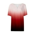 thumbnail image 5 of Short for Women,Casual Solid Color Medium Short Sleeve-Neck, 5 of 5