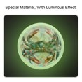 thumbnail image 2 of PhooArto Ocean Crab 4 PCS Crystal Glass Cabinet Knobs, Drawer Kitchen Cabinets Dresser Cupboard Wardrobe Pulls Handle - Glowing in the Dark, 2 of 7
