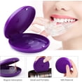 thumbnail image 4 of ZIZNBA 2 Pack Retainer Cases,Solid Orthodontic Retainer Case (Purple), 4 of 6