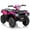 Rose, variant on EastVita 12V Kids Ride on ATV, All Terrain Ride on Car for Toddlers, Ride on Electric Vehicle Toys with LED Light, Music, USB, for 3 Age +Child Gift