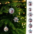 thumbnail image 4 of Family Photo Xmas Tree Hanging Ornament Decoration Personalised Bauble Gift W4K7, 4 of 9