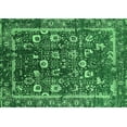 thumbnail image 1 of Ahgly Company Indoor Rectangle Oriental Green Industrial Area Rugs, 7' x 9', 1 of 4