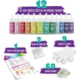 thumbnail image 5 of Tie Dye Kit for Kids & Adults - 12 Large Tye Dye Bottles with Tie Dye Powder, Soda Ash, Gloves - Non-Toxic Tyedyedye Kit - Decorating Dye for Clothes, 5 of 7