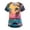 Dark Green, variant on TQWQT Womens Hawaiian Scrub Tops V Neck Short Sleeve Nursing Shirts Floral Tropical Print Oversized Hawaiian 2 Pocket Workwear Blue 5XL