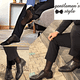 thumbnail image 4 of Calcetines de vestir ultrafinos para hombre, calcetines de seda transparentes para negocios, calcetines de nailon suave, 4 of 5