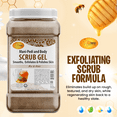 thumbnail image 7 of SPA REDI - Exfoliating Scrub Pumice Gel, Milk and Honey, 128 Oz - Manicure, Pedicure and Body Exfoliator Infused with Hyaluronic Acid, Amino Acids, Panthenol and Comfrey Extract, 7 of 7