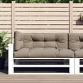 thumbnail image 1 of vidaXL Pallet Cushions 3 pcs Taupe Fabric, 1 of 5
