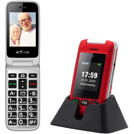 C10 Big Button Mobile Phone for Elderly, Senior Flip Mobile Phone Dual ...