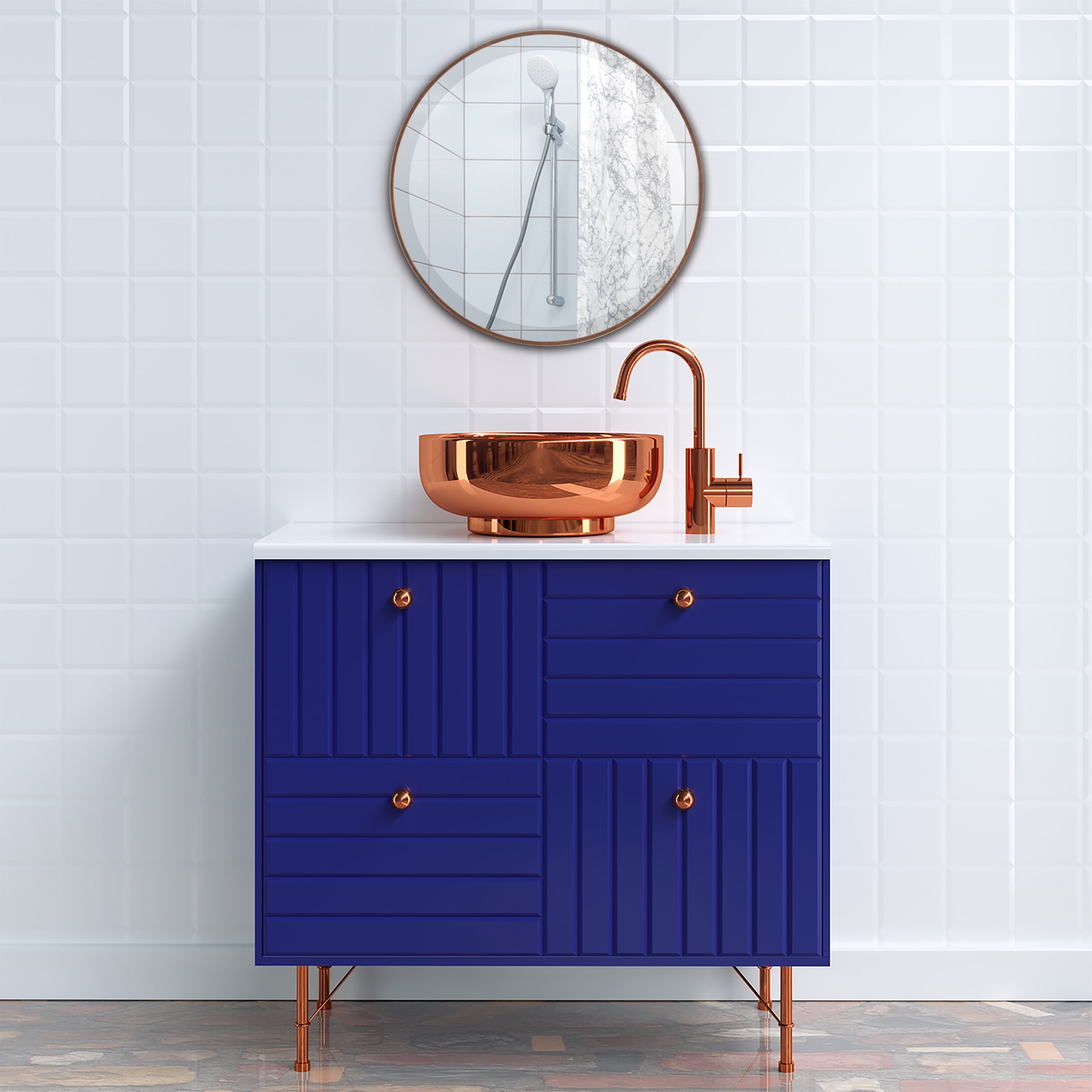 売れ筋ランキングも OVALCREST Oval Wooden Beveled Wall Mirror for Home Decor,  Bathroom, Vanit