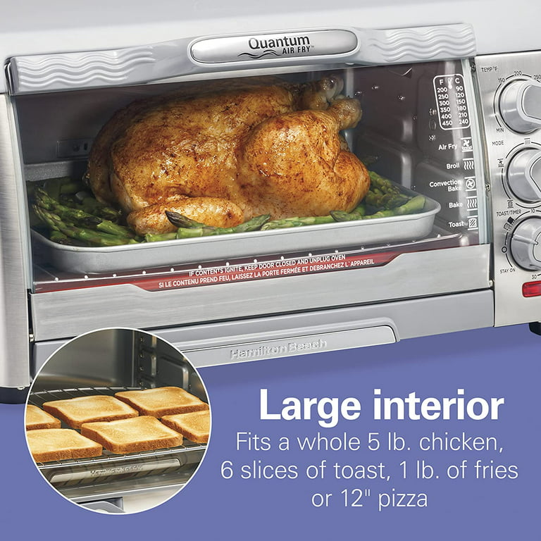 Hamilton Beach® Toaster Oven Stainless Steel & Reviews