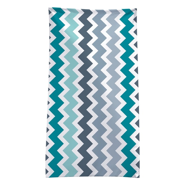 Pompotops Microfiber Beach Towel Super Lightweight Colorful Bath Towel Sandproof Beach Blanket Multi-Purpose Towel For Travel Swimming Pool 30x60 Inch Clearance