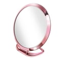 thumbnail image 3 of Manija plegable portátil del Espejo de maquillaje Perfecl Óvalo rosado, 3 of 5