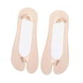 thumbnail image 1 of Dos calcetines de los pies, calcetines de punta de tobillo delgados antideslizantes para niñas deportivas informales al aire libre, rosa, 1 of 8