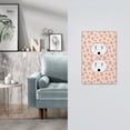 thumbnail image 5 of DouZhe 1-Gang Duplex Outlet Cover, Modern Animal Spots Yellow Decorative Wall Plates, 5 of 7