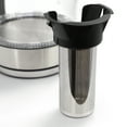 thumbnail image 4 of MegaChef 1.8Lt. Glass Body and Stainless Steel Electric Tea Kettle with Tea Infuser, 4 of 10