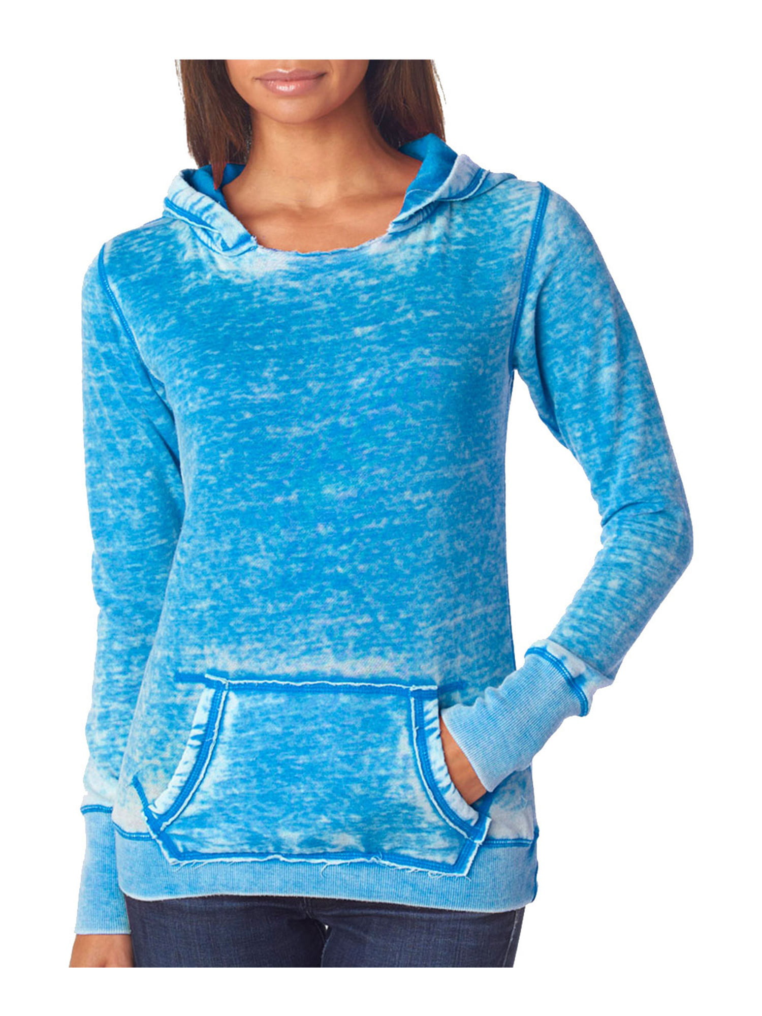 J-America Women's Vintage Zen Hooded Fleece Sweatshirt, Style J8912 ...