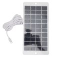 thumbnail image 4 of Panel solar de 10W 5V Tipo C Salida Panel de carga solar portátil para monitoreo de seguridad de carga de teléfono, 4 of 10
