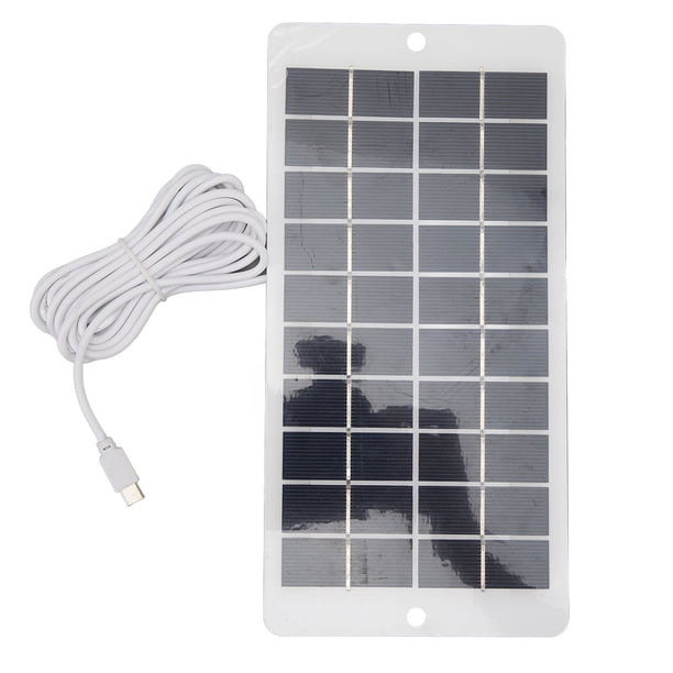 Panel Solar Portátil, Panel De Carga Solar De Ahorro De Energía De Alta Eficiencia 10W 5V Para Pequeños Aparatos Eléctricos
