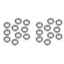 20Pcs 15267- Rubber Sealed Deep Groove Ball Bearing 15X26X7mm Sealed Ball Ring Bicycle Bottom Hub Bearing