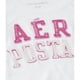 thumbnail image 2 of Aeropostale - Playera adornada con logo de lentejuelas para mujer, blanca, mediana Aeropostale Camiseta adornada, 2 of 2