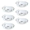 thumbnail image 4 of Bandeja de escritorio de vidrio para el hogar, platos para condimentos, cuencos para aperitivos, 6 uds., 4 of 6