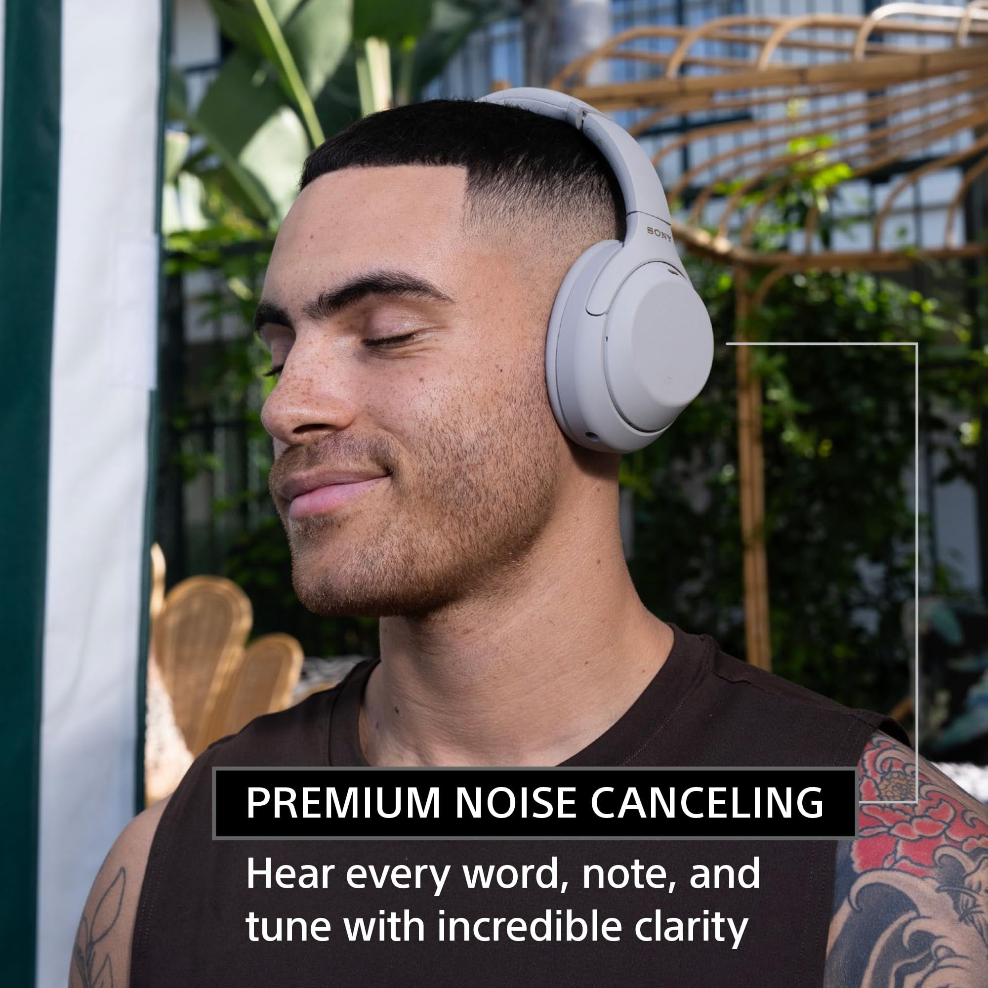 WH-1000XM4 Wireless Premium Noise Canceling Overhead Headphones with Mic for Phone-Call and Alexa Voice Control, Black WH1000XM4