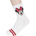 thumbnail image 4 of Disney Character Crew Socks, 5 Pairs Set, Mickey Mouse Minnie Donald Daisy Pooh, Multi-Color, 4 of 7