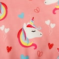 thumbnail image 5 of Toddler Baby Girls Pink Unicorn Sweatshirts Casual Pullover Crewneck Winter Long Sleeve Tops Shirts Clothes 4t(Unicorn 163), 5 of 5