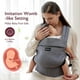 thumbnail image 2 of Momcozy Cangurera Ergonómico, Portabebés De Algodón, Mochila Para Bebé BC001, 2 of 8