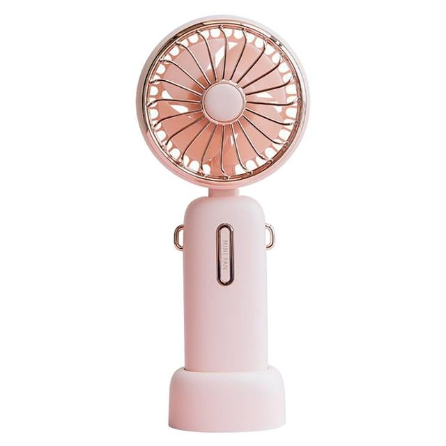 ICQOVD Flip Small Fan, Portable Folding Desktop, Large Wind Power, Long Battery Life