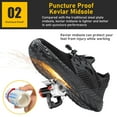 Furuian Steel Toe Indestructible Shoes Men Women Lightweight Puncture