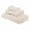 Cream, variant on Egyptian Cotton 900 GSM Hotel Quality 3-Piece Towel Set, 1 Face, 1 Hand, and 1 Bath Navy Blue