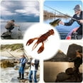 thumbnail image 4 of Realistic Soft Plastic Crawfish Lures, 10 Pack – Ideal for Bass Fishing, Freshwater & Saltwater, 4-Inch Size, 4 of 5
