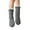 Grey, variant on harmtty Winter socks 1 Pair Women Winter Socks Thick Soft Plush Color Matching Mid-tube Elastic Anti-slip Thermal Knitted Anti-skid Bottom Floor Socks Lady Homewear Socks Navy Blue