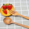 thumbnail image 4 of 1Pcs Wooden Spoons for Eating Mixing Stirring Cooking Coffee Kitchen Teaspoons Tablewares Kicthen Dinnerware Accessories, 4 of 5