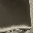 thumbnail image 4 of GDF Studio Newman French Country Upholstered Dining Chairs, Set of 2, Gray Velvet and Gloss Black, 4 of 13