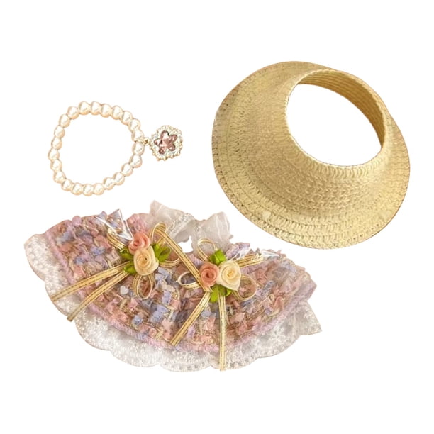 Ropa de Muñeca para Niñas 3+ Años Tela Suave Traje de Juego Accesorios para Todas las Ocasiones