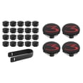 thumbnail image 1 of Oubit Wheel Lug Nut Cover,4pcs Hub Center Cap Wheel Lug Nut Cap Wheel Center Cap Kit Enhanced Durability, 1 of 9